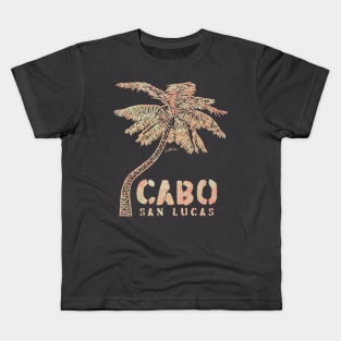 Cabo San Lucas Palm Tree Kids T-Shirt